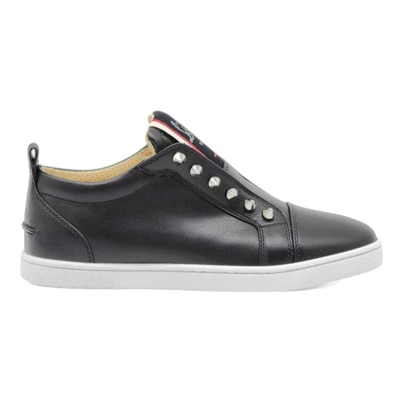 Christian Louboutin Women's F.A.V Fique A Vontade Sneakers in Black $995 - Picture 4 of 10